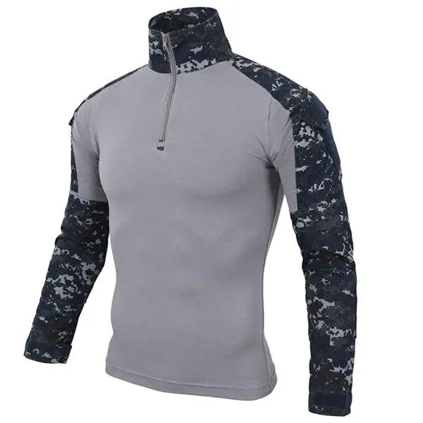 T-shirt militaire manche longue avec porte insigne - Image 6