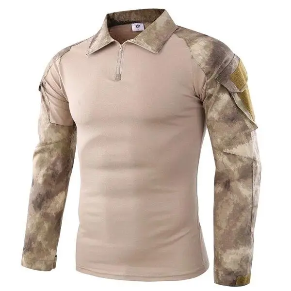 T-shirt militaire manche longue avec porte insigne - Image 7