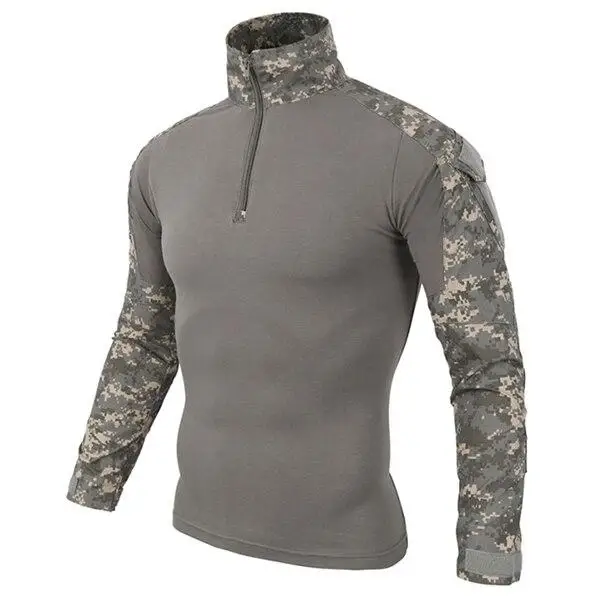 T-shirt militaire manche longue avec porte insigne - Image 9