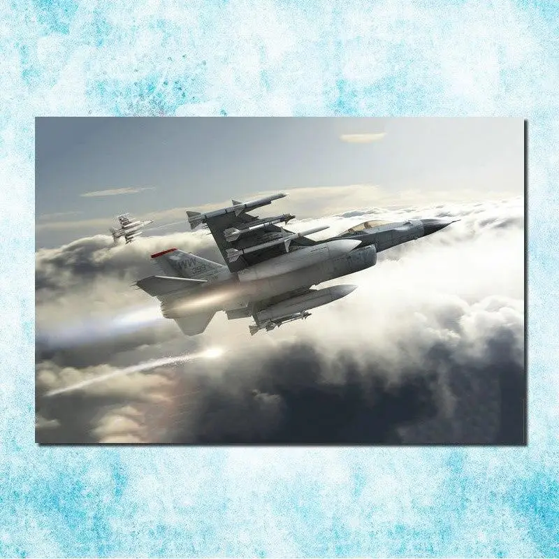TABLEAU MILITAIRE - AVION DE CHASSE - Image 9