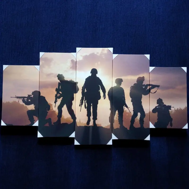 TABLEAU MILITAIRE - SOLDAT CONTEMPORAIN - Image 4