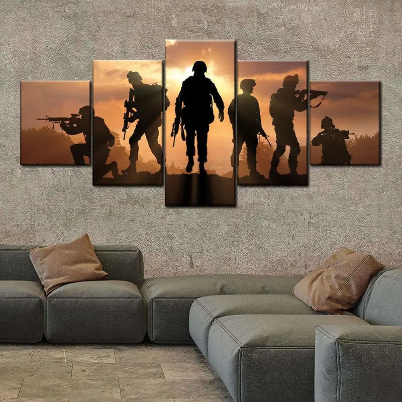 TABLEAU MILITAIRE - SOLDAT CONTEMPORAIN - Image 7