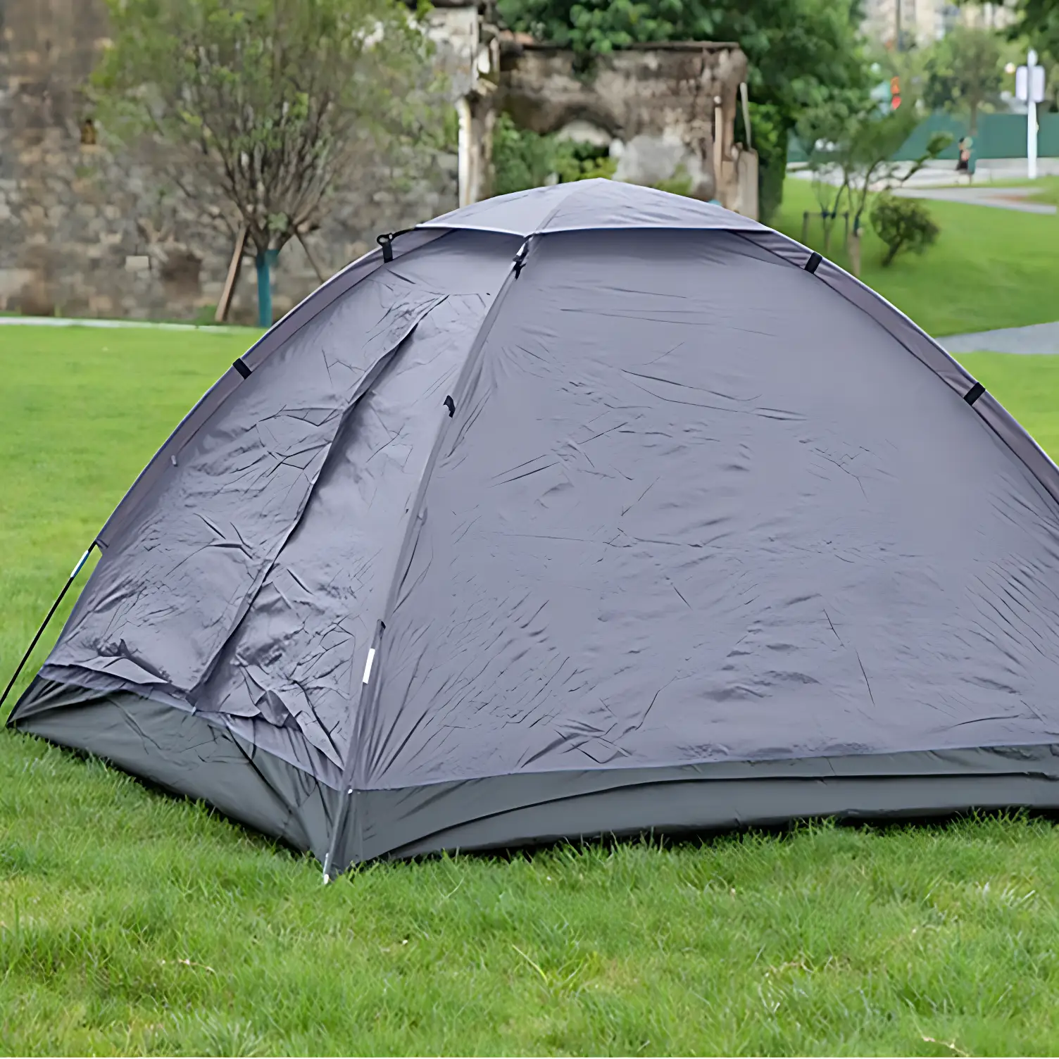 tente randonnée 2 places imperméable double couche - Image 13