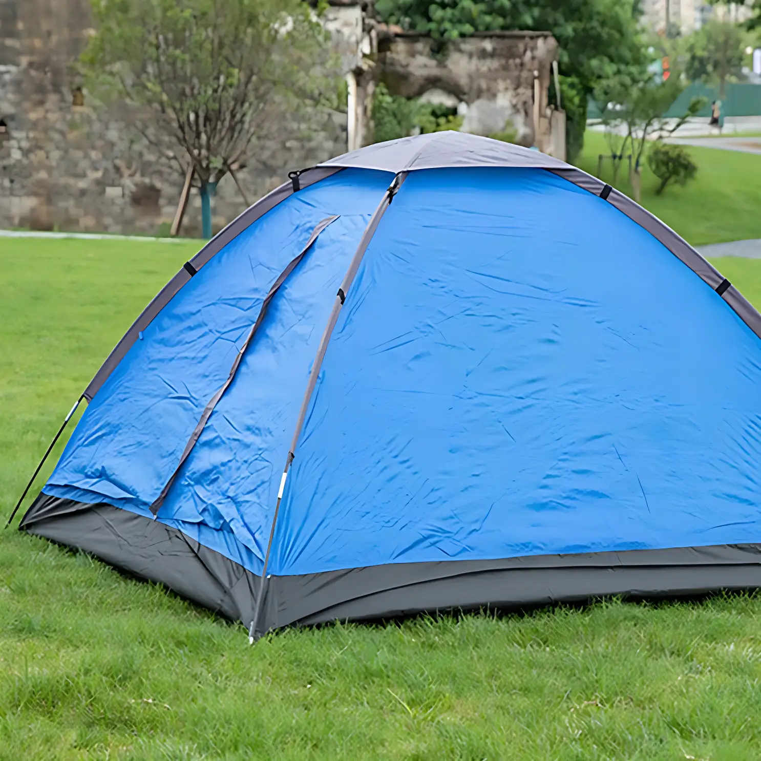 tente randonnée 2 places imperméable double couche - Image 16