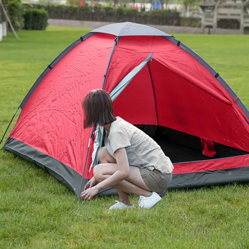 tente randonnée 2 places imperméable double couche - Image 9