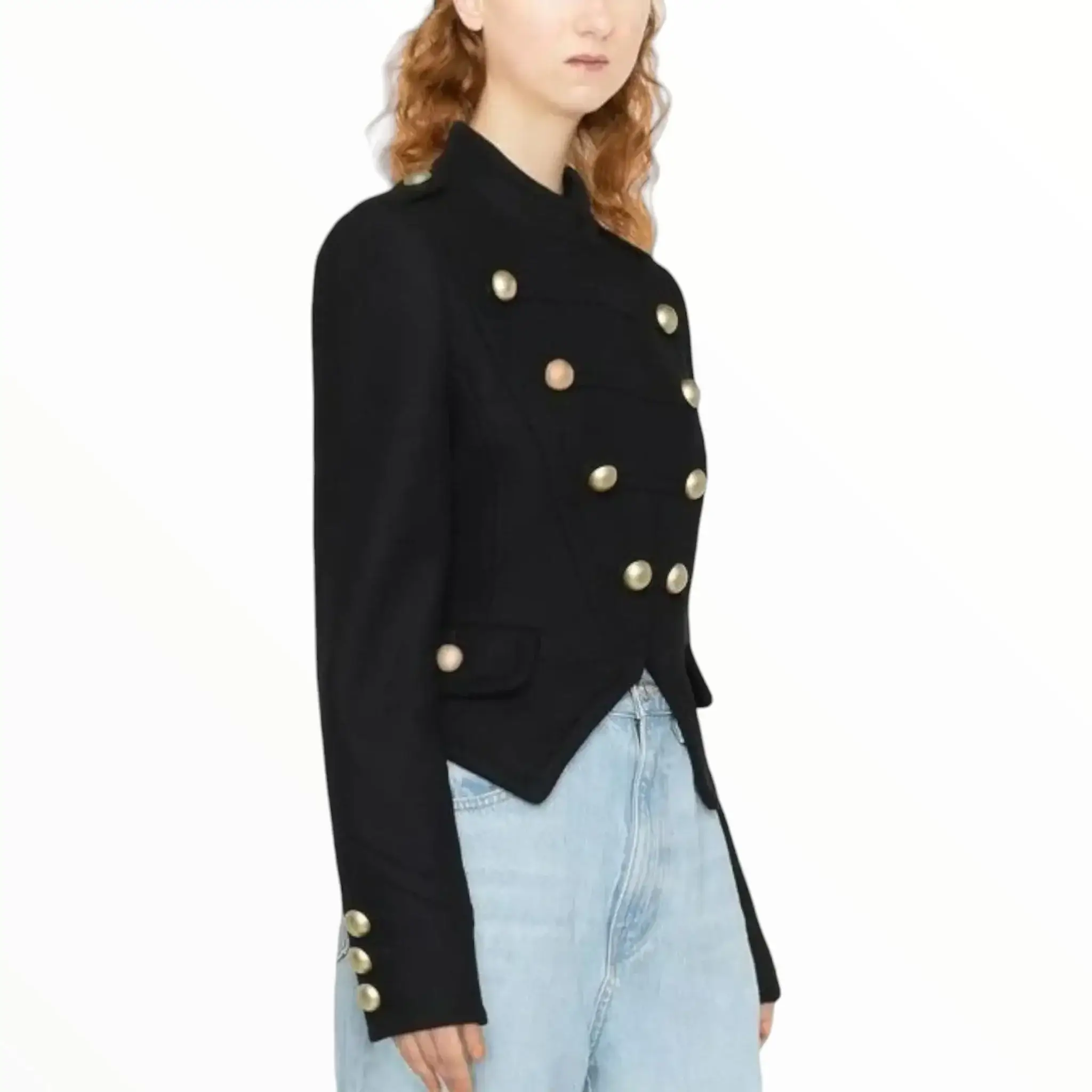Veste blazer militaire femme - Image 3
