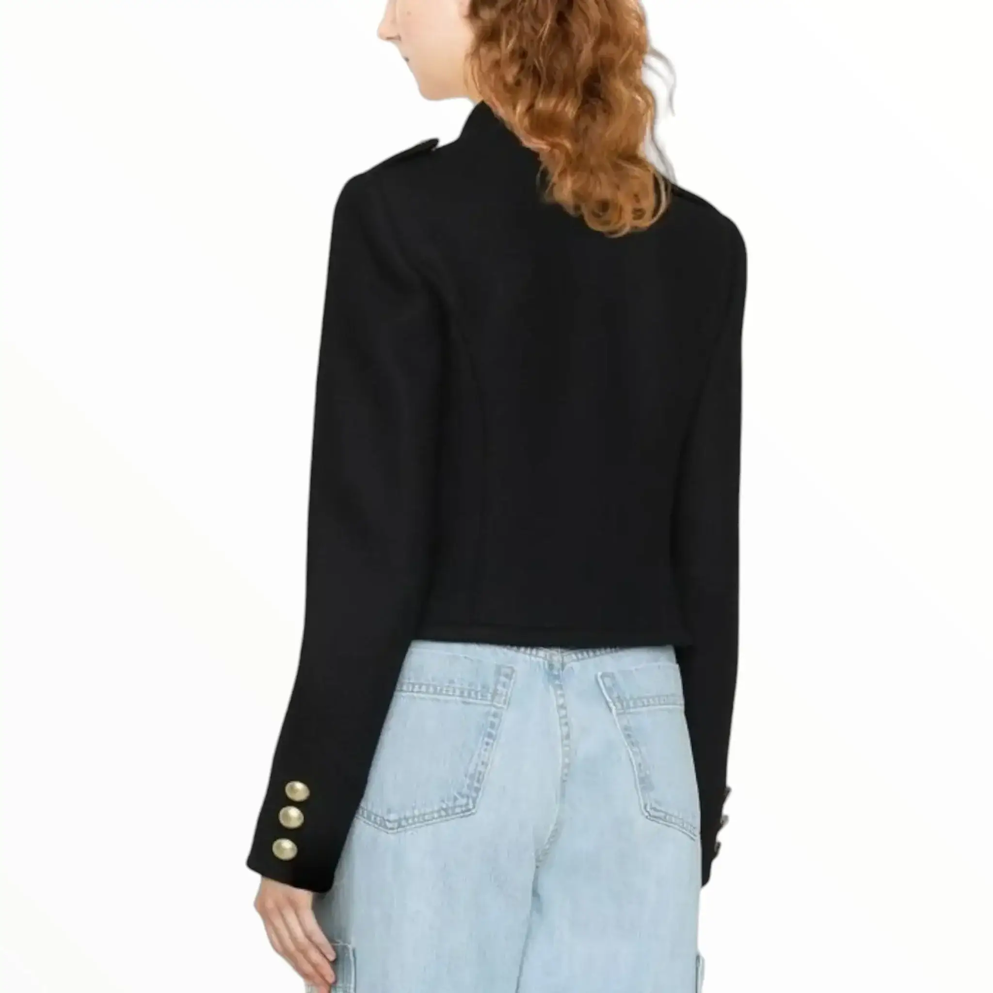 Veste blazer militaire femme - Image 4