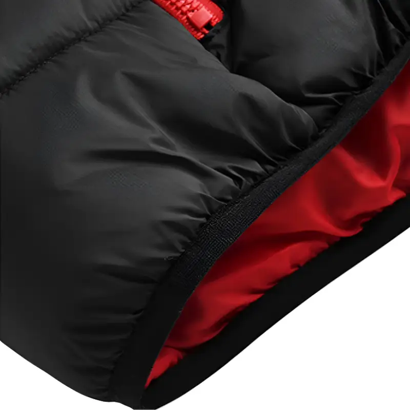 Veste chauffante électrique 5 zones noire et rouge - Image 13