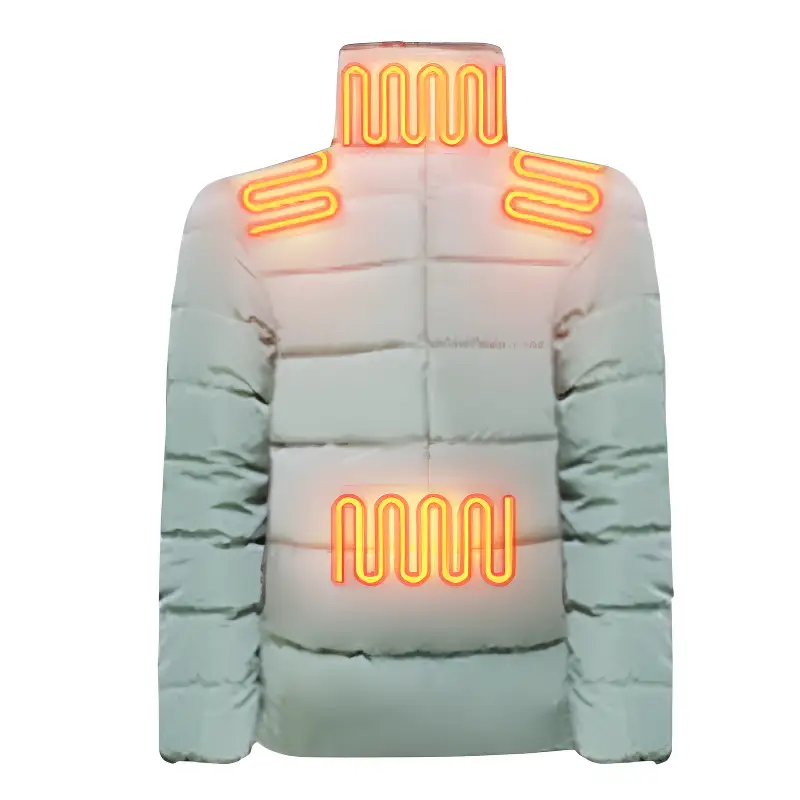 Veste chauffante en coton avec contrôle de température femme - Image 3