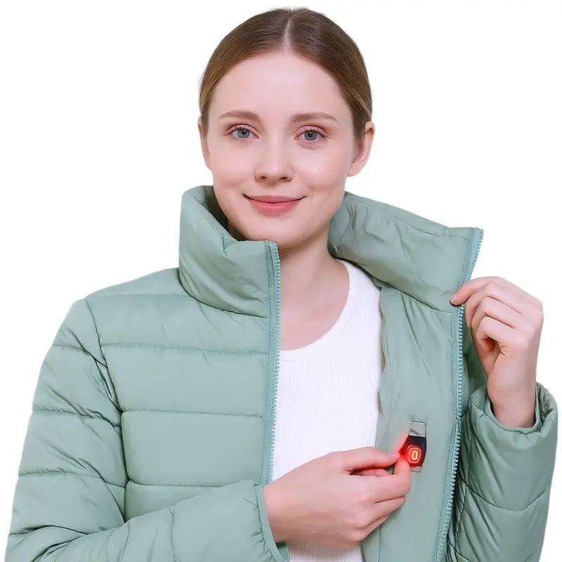Veste chauffante en coton avec contrôle de température femme - Image 5