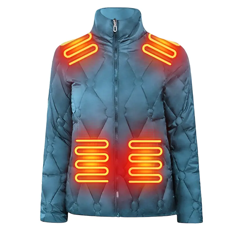 Veste chauffante épaisse pour femme - Image 17