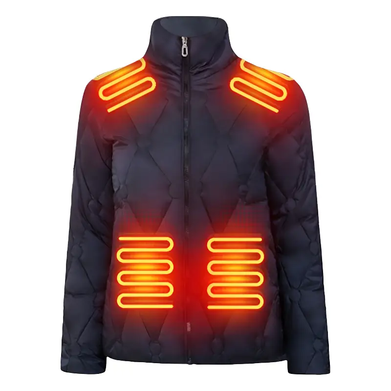 Veste chauffante épaisse pour femme - Image 3