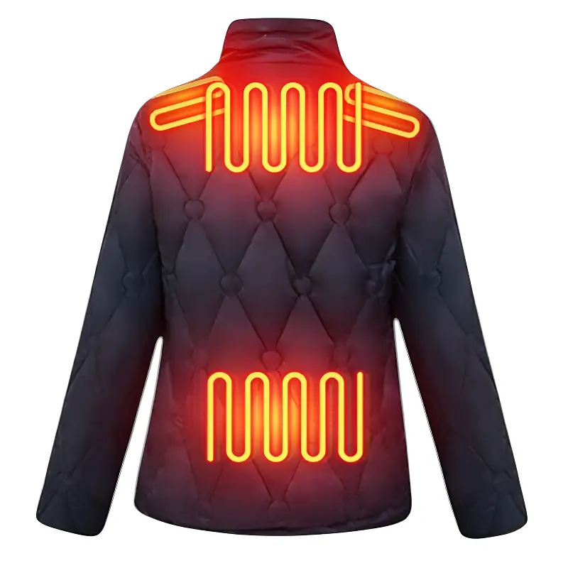 Veste chauffante épaisse pour femme - Image 4