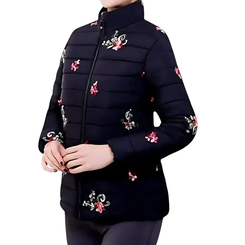 Veste chauffante USB design floral femme - Image 4