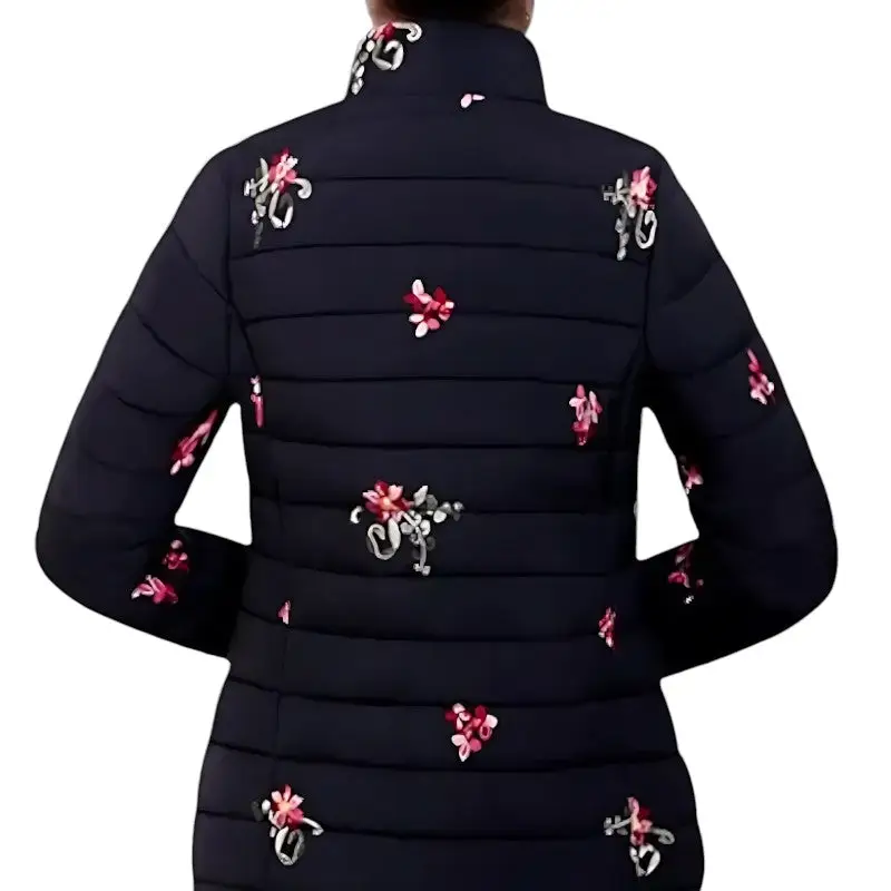 Veste chauffante USB design floral femme - Image 6