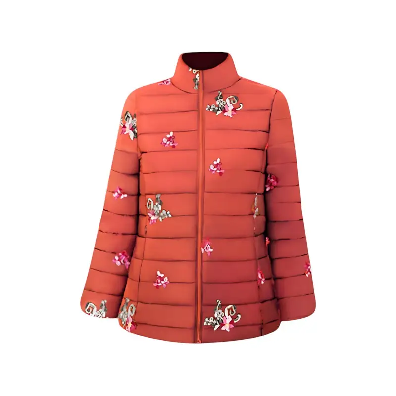 Veste chauffante USB design floral femme - Image 7