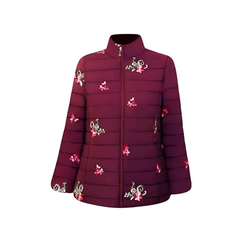 Veste chauffante USB design floral femme - Image 9