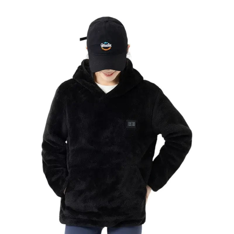 Veste chauffante USB en peluche femme - Image 11