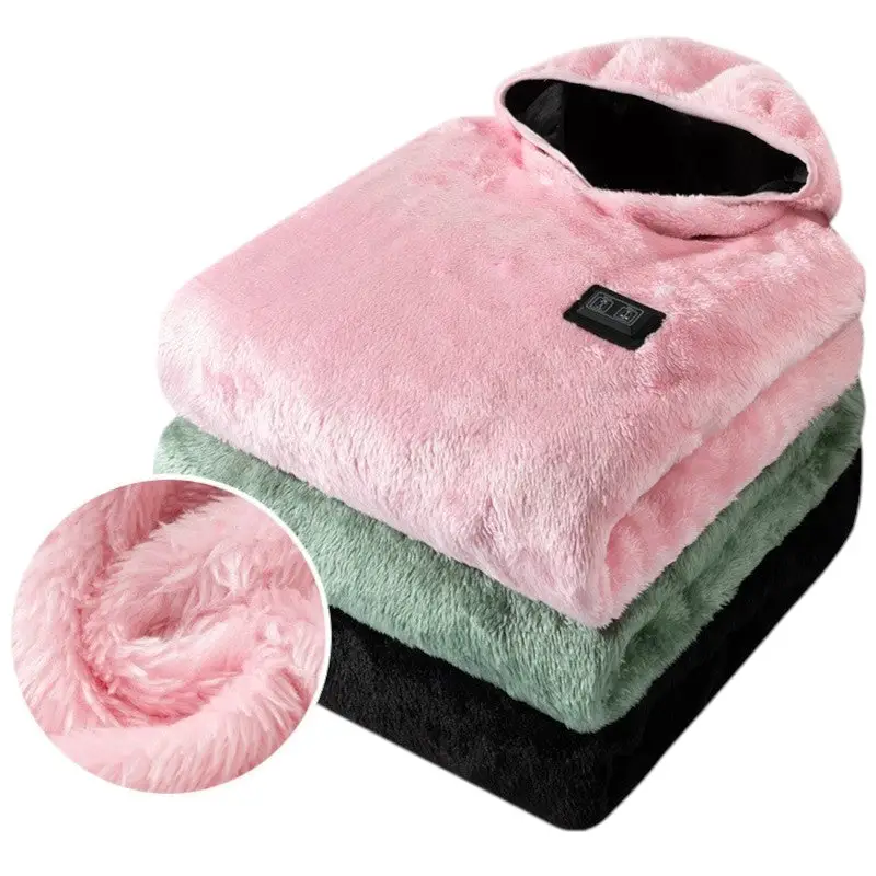 Veste chauffante USB en peluche femme - Image 3