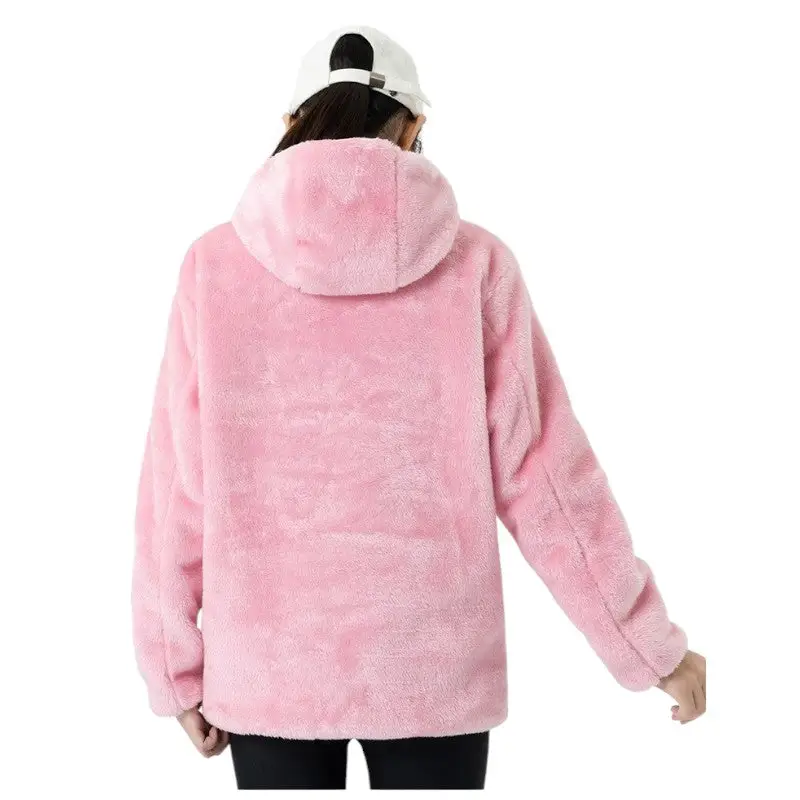 Veste chauffante USB en peluche femme - Image 4