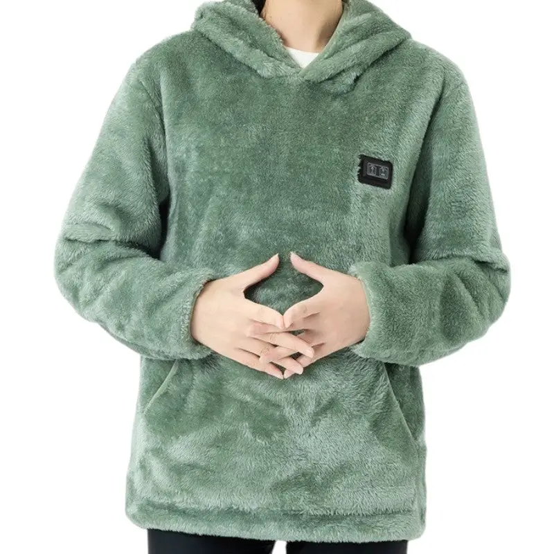 Veste chauffante USB en peluche femme - Image 7