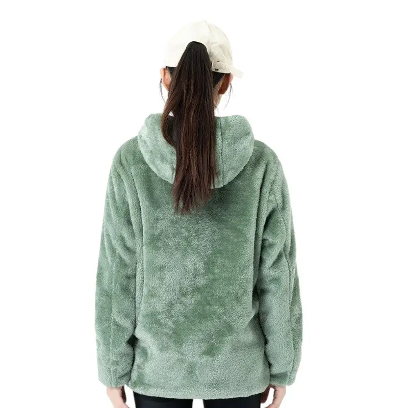 Veste chauffante USB en peluche femme - Image 8