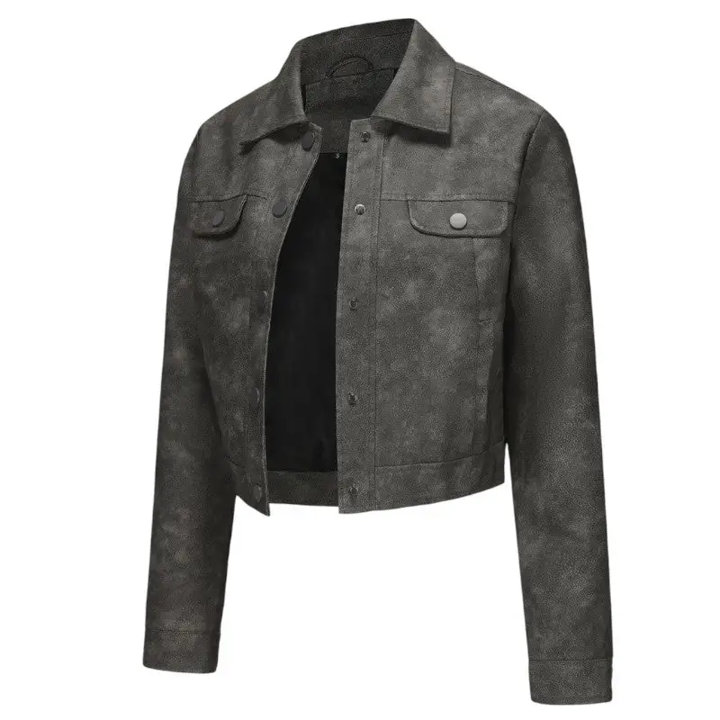 Veste coupe courte militaire femme - Image 2