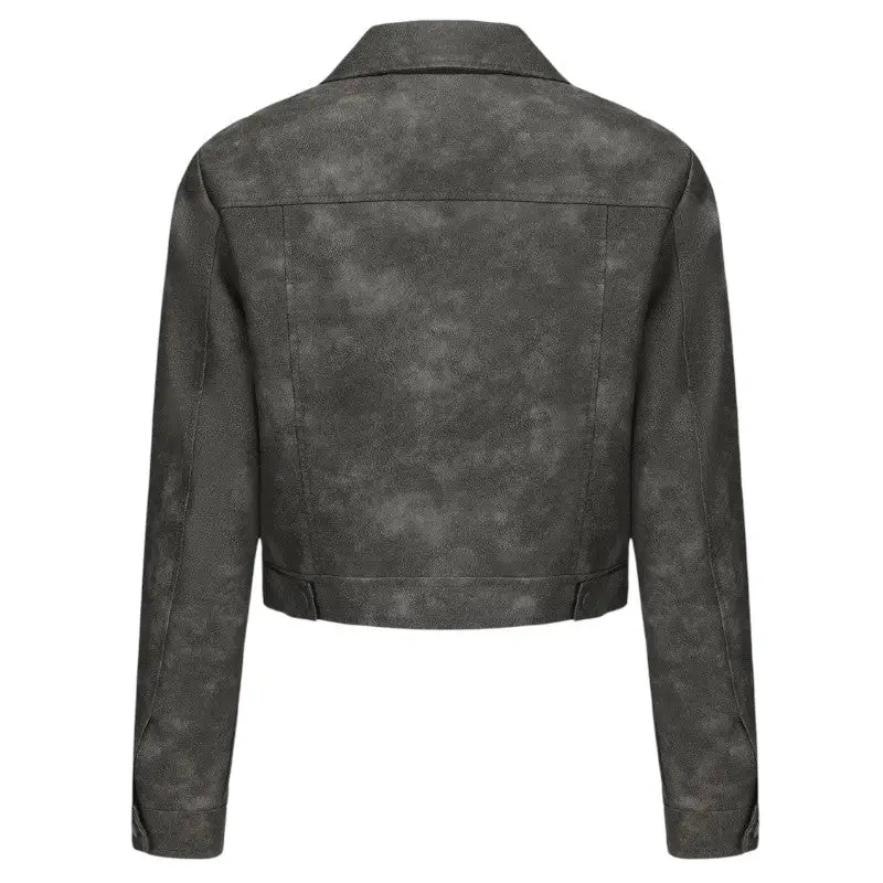 Veste coupe courte militaire femme - Image 3