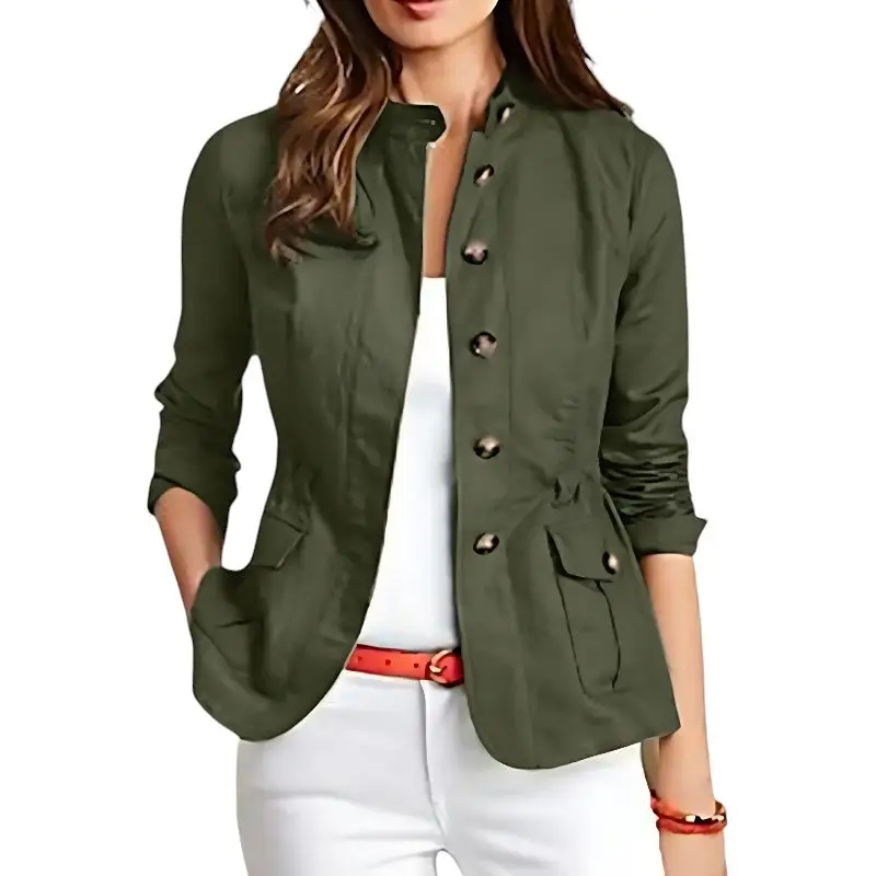 Veste femme militaire élégant - Image 3