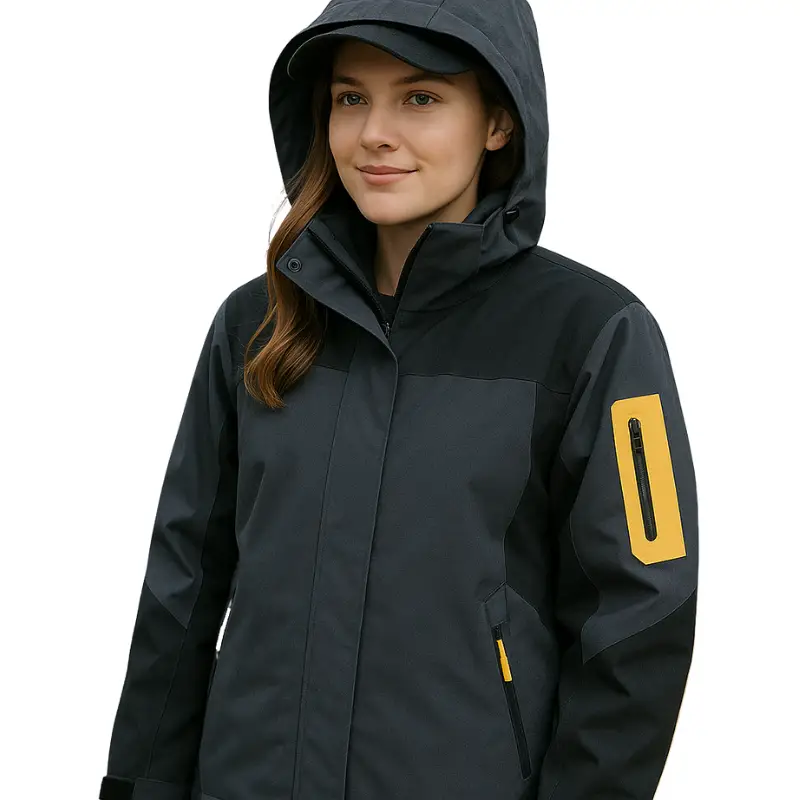 Veste femme randonnée pluie respirante - Image 12