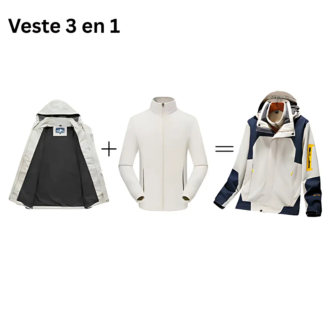 Veste femme randonnée pluie respirante - Image 6