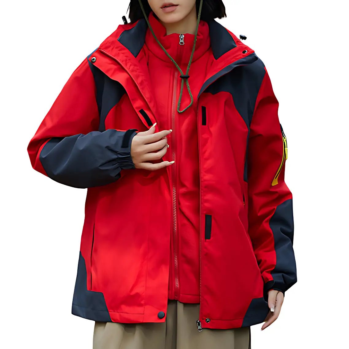 Veste femme randonnée pluie respirante - Image 8