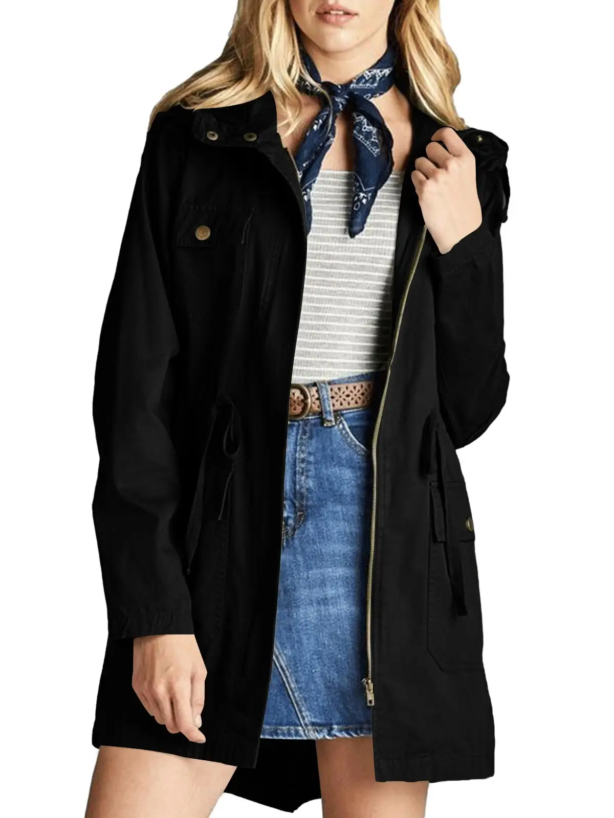 Veste femme style militaire - Image 12