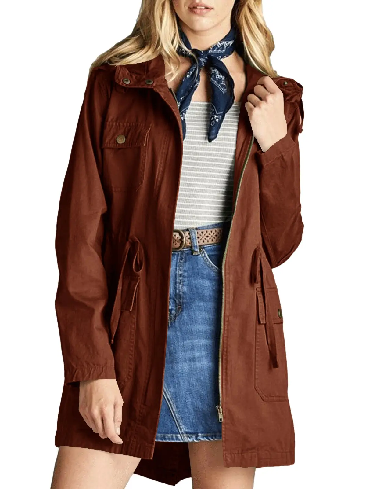Veste femme style militaire - Image 13