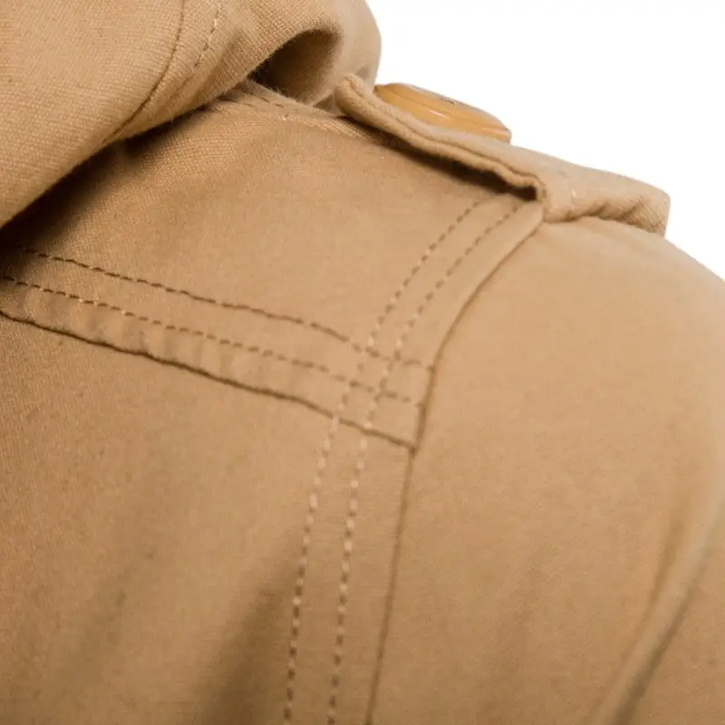 Veste homme militaire marron - Image 4