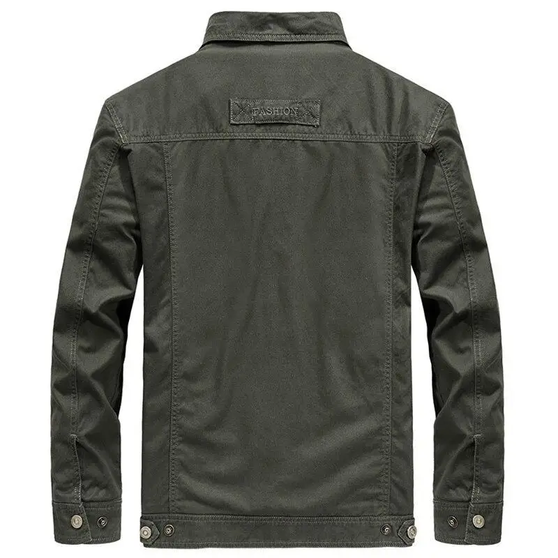 Veste kaki homme militaire - Image 3