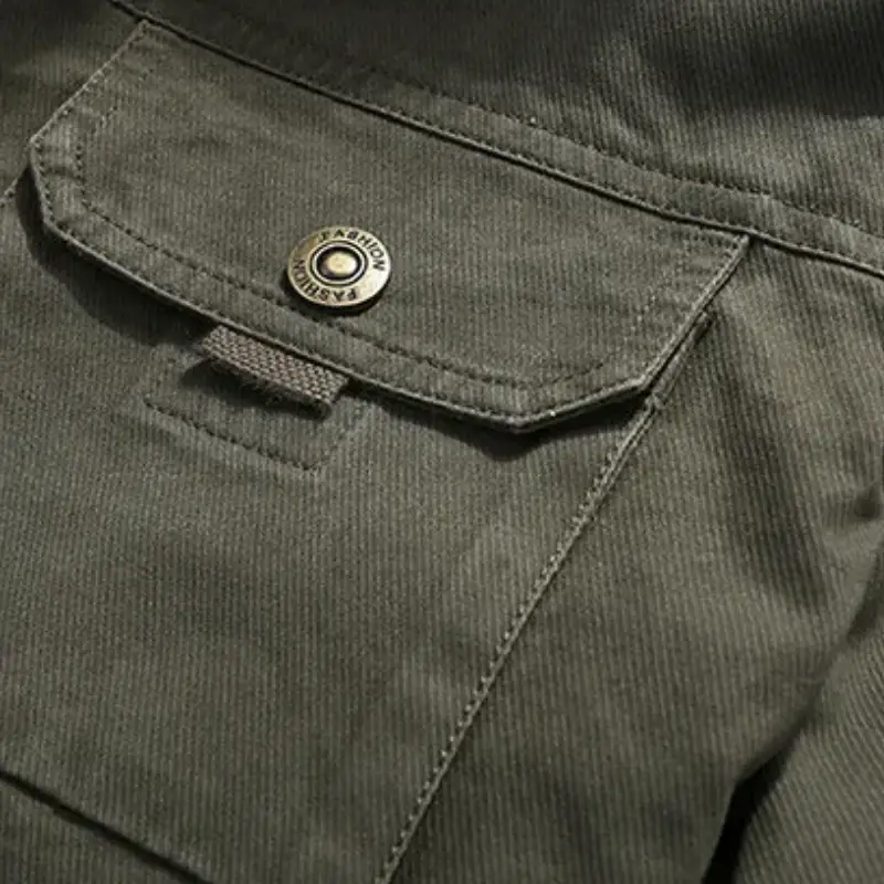 Veste kaki homme militaire - Image 7