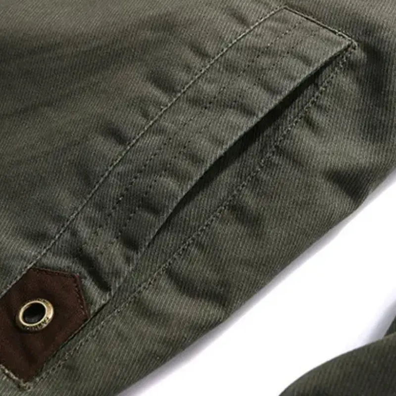 Veste kaki homme militaire - Image 8