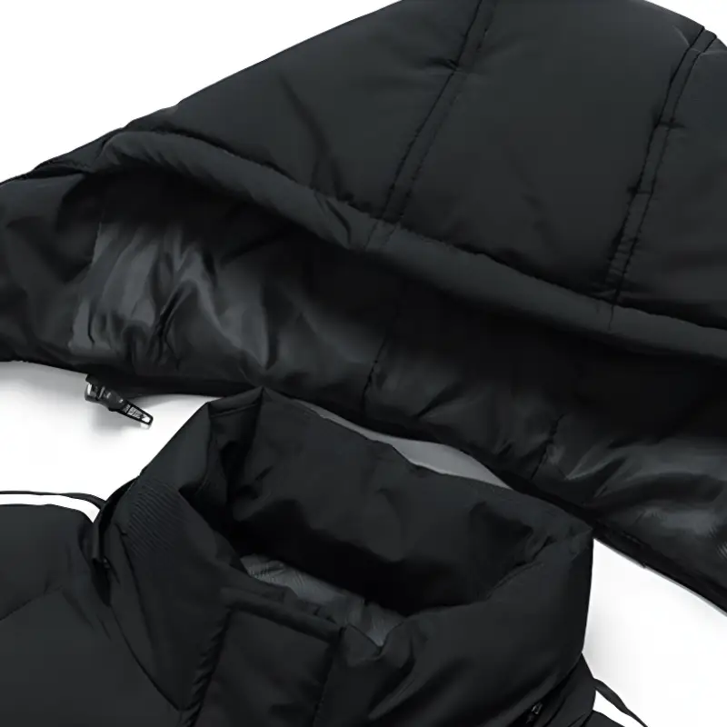 Veste longue chauffante 11 zones noire pour femme - Image 7