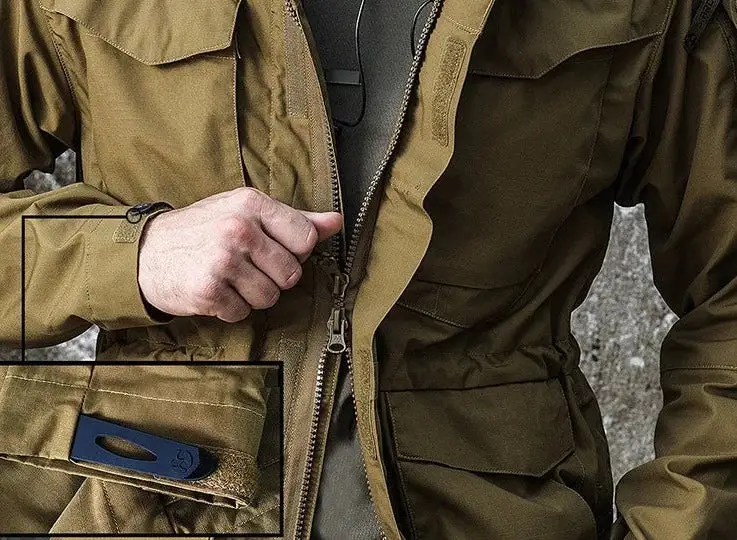 VESTE MILITAIRE AVEC CAPUCHE - Image 5