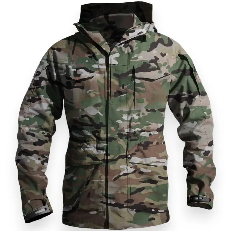 VESTE MILITAIRE AVEC CAPUCHE - Image 9