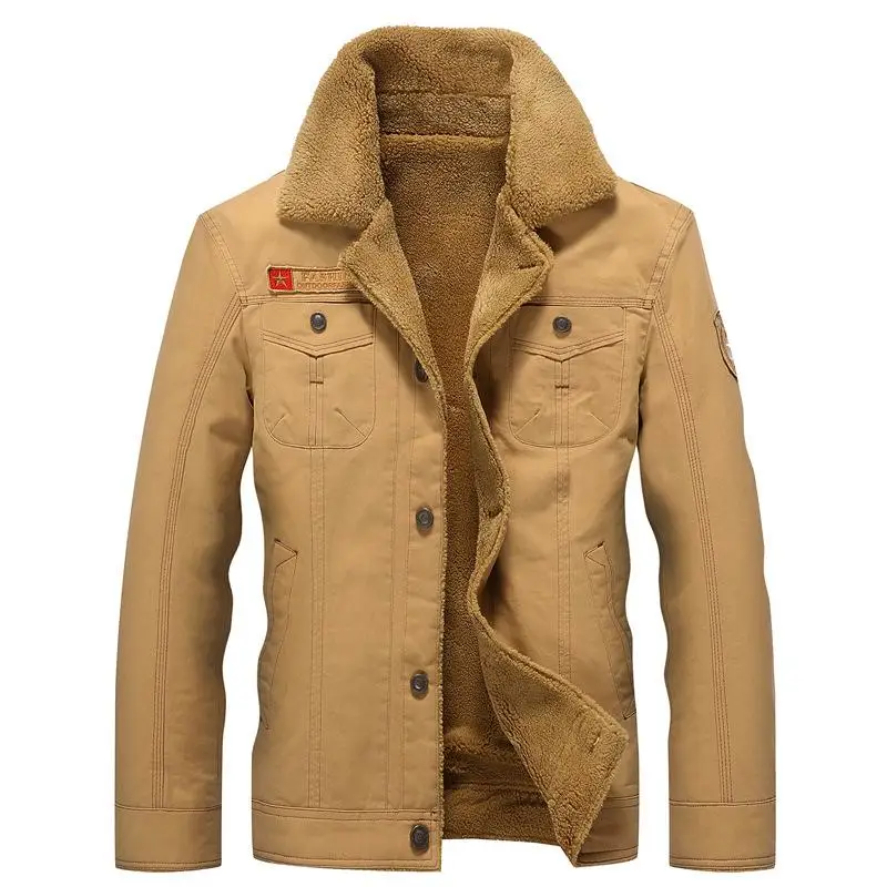 VESTE MILITAIRE AVEC DOUBLURE EN FOURRURE - Image 3