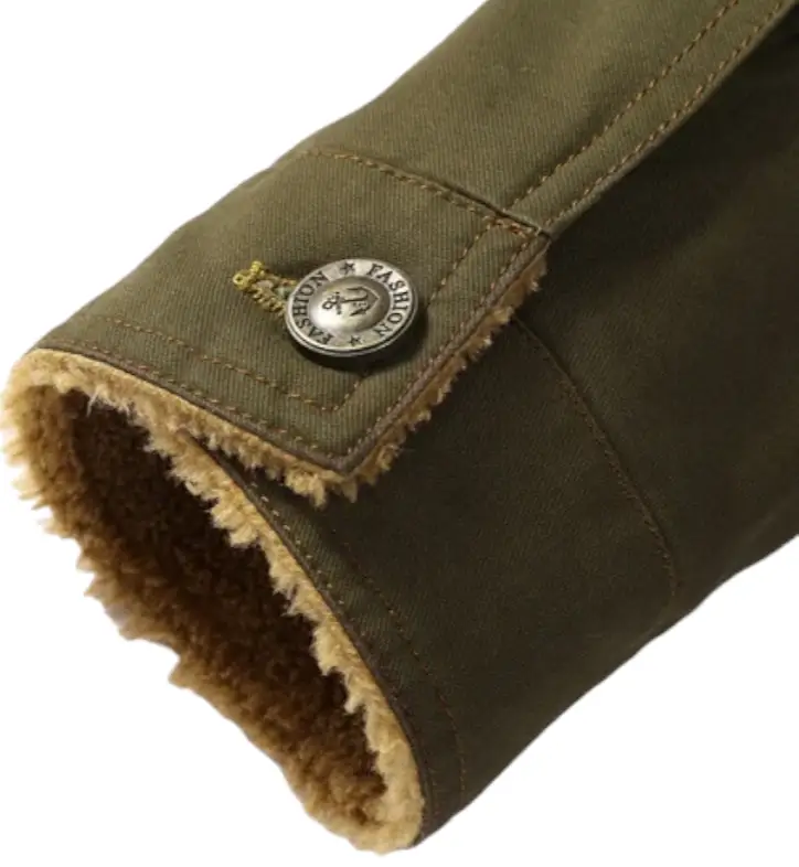 VESTE MILITAIRE AVEC DOUBLURE EN FOURRURE - Image 8