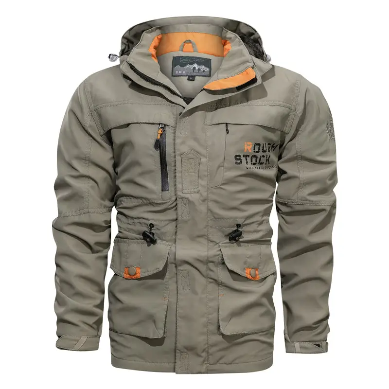 VESTE MILITAIRE AVEC REVERS ORANGE - Image 17