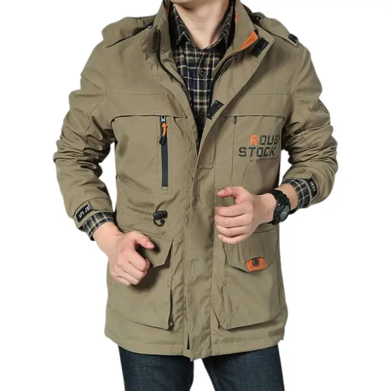 VESTE MILITAIRE AVEC REVERS ORANGE - Image 19