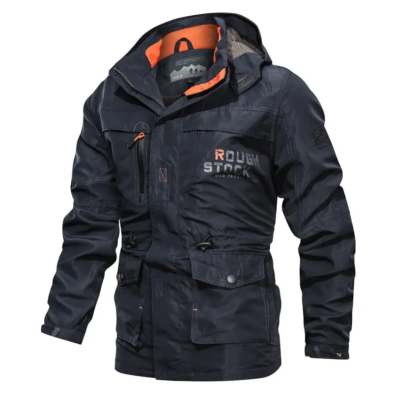 VESTE MILITAIRE AVEC REVERS ORANGE - Image 21