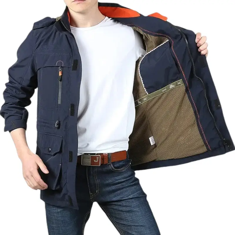 VESTE MILITAIRE AVEC REVERS ORANGE - Image 24