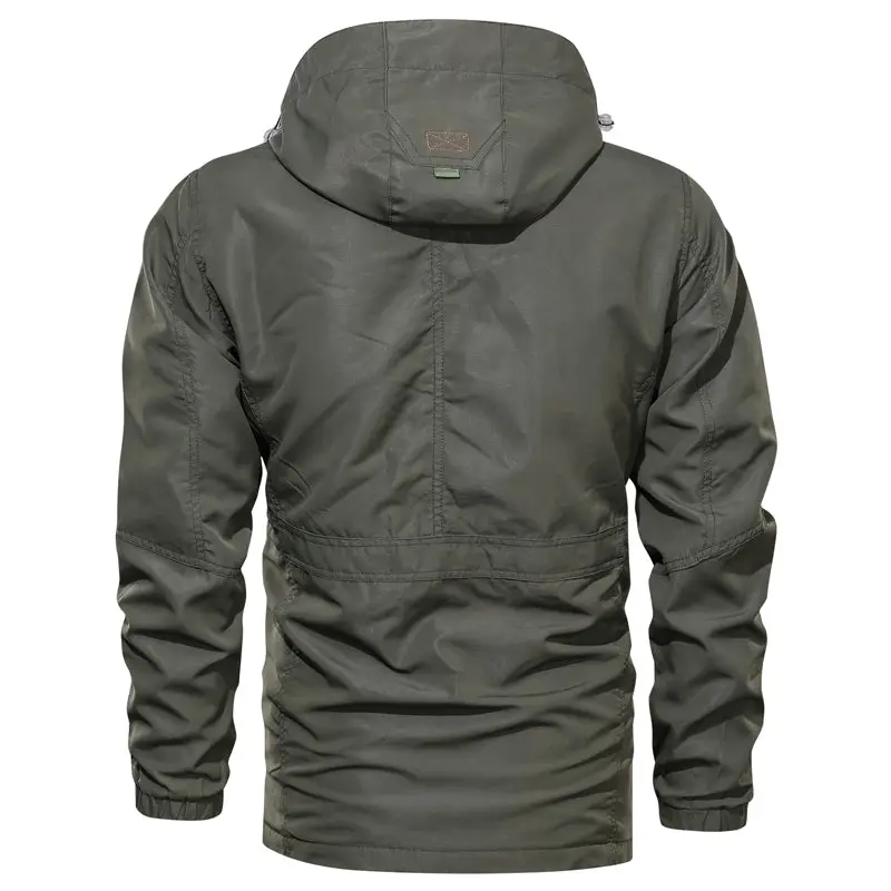 VESTE MILITAIRE AVEC REVERS ORANGE - Image 3