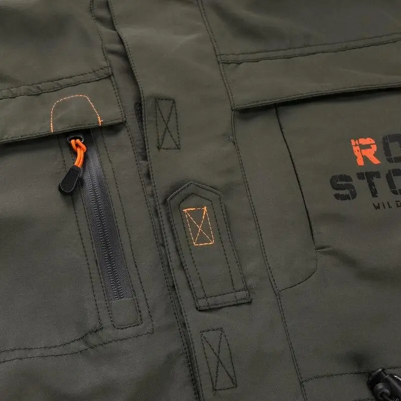 VESTE MILITAIRE AVEC REVERS ORANGE - Image 8