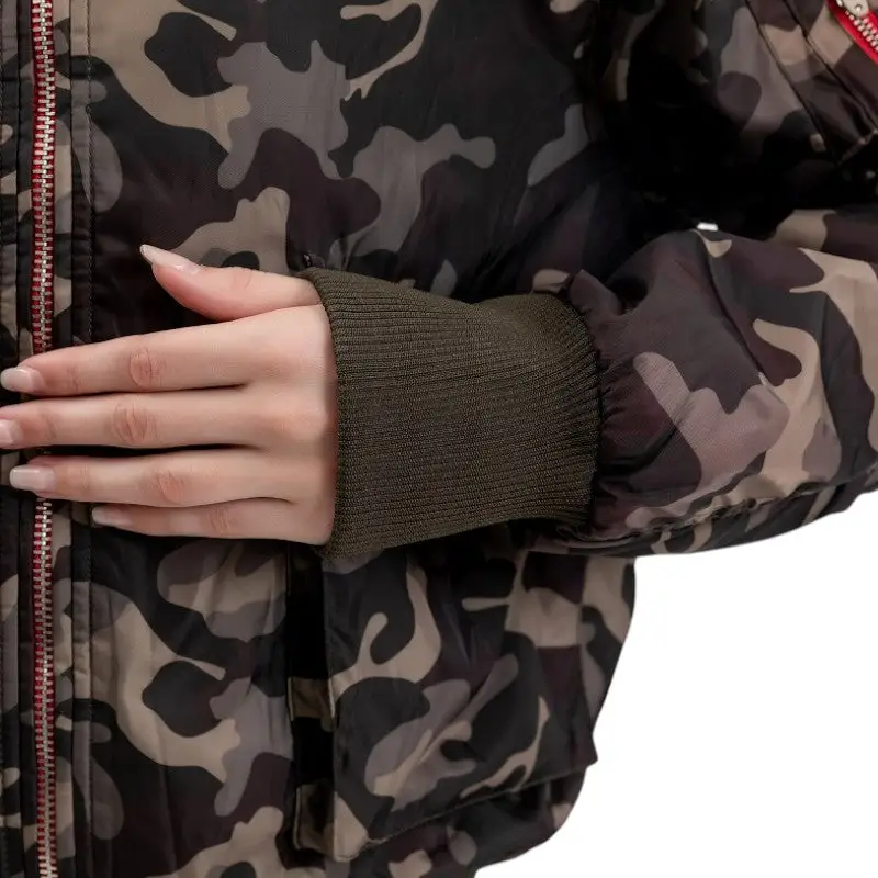 Veste militaire camouflage femme - Image 10